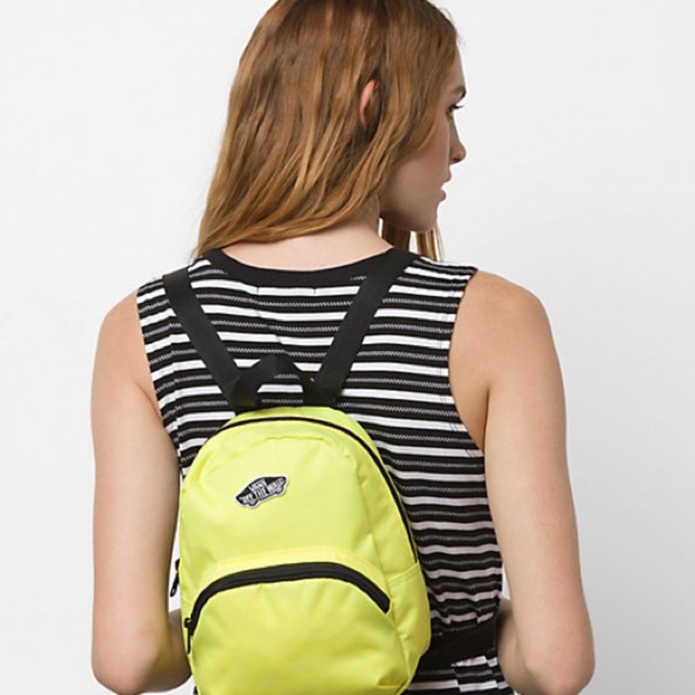 HP🔥Gorgeous, Vans neon yellow mini backpack ❤️ - Picture 3 of 8